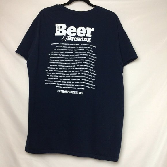 Pints For Prostates Denver 10 Beer Tasting XL Tee - Picture 4 of 5